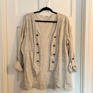 Maurices Plus Size 2X Open Front Military Fashion Jacket